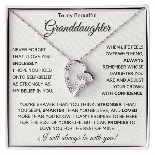 To My Granddaughter -  I Love You Endlessly - JL0025