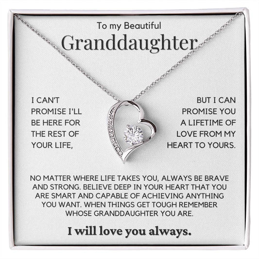 To My Granddaughter - A Lifetime Of Love - JL0024