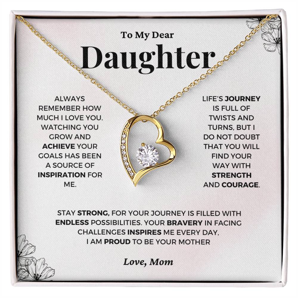 Gift For Daughter From Mom - I Am Proud To be Your Mother - JL0054